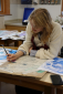 Students show exciting development in Mixed Media Painting Workshop