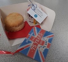 Student bakes for elderly on VE Day