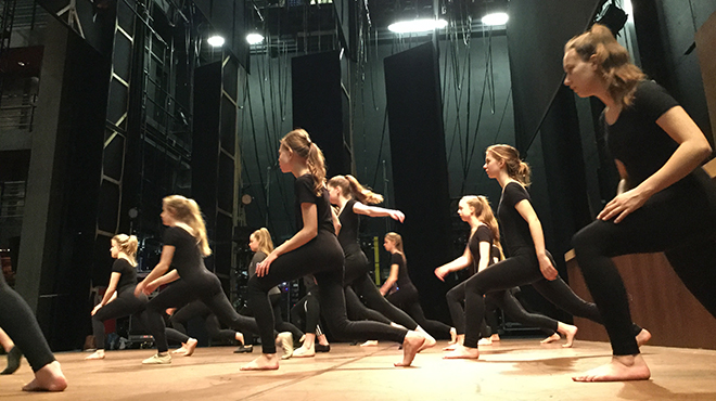 Workshop with the Rambert Dance Company