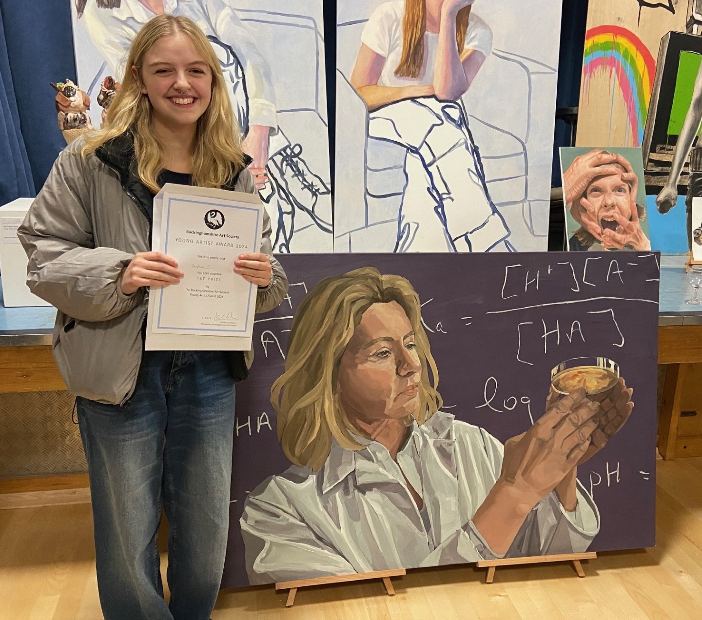 Pipers Students Win Big in Buckinghamshire Art Society Competition